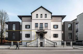 Wohnung kaufen in Wiesingerstraße, 4820 Bad Ischl, HERRSCHAFTLICH WOHNEN. WIE DER KAISER. 2-Zimmer-Wohnung direkt neben dem Kurpark! Revitalisierter Altbau, hohe Räume! PROVISIONSFREI & ERSTBEZUG