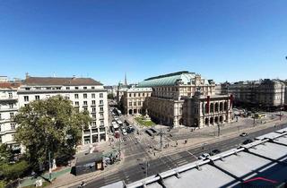 Wohnung mieten in Opernring, 1010 Wien, ERSTBEZUG - GENERALSANIERT und INNENSTADTLAGE - Große 3-Zimmerwohnung mit Dachterrasse bei der Wiener Oper! (Mietbeginn 01.07.2026)