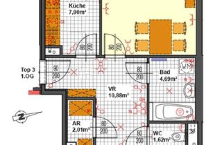 Wohnung mieten in Meidlgasse/Luzegasse, 1110 Wien, Ruhige 3-Zimmer-Wohnung mit Loggia, Lift und Tiefgarage in 1110 Wien