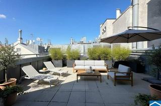 Wohnung mieten in Jordangasse, 1010 Wien, Dachterrassen-Wohntraum mit Klimaanlage** Altbauflair und modernstes Wohnen im Herzen Wiens!