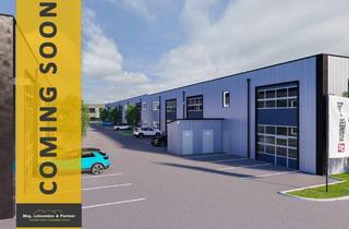 Gewerbeimmobilie kaufen in 4320 Perg, COMING SOON! Betriebs-/Produktions- oder Lagerhallen mit Flächen von 58 - 215 m² zum Kaufen / Mieten für Start-Ups und Gewerbebetriebe im Gewerbepark Perg