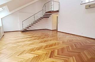 Wohnung mieten in Opernring, 1010 Wien, ERSTBEZUG! GENERALSANIERT, Staatsoper-Nähe, klimatisiertes 147 m2 Dachgeschoss mit 20 m2 Terrasse, 3 Zimmer, Extraküche, Opernring