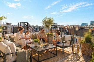 Wohnung mieten in Marxergasse, 1030 Wien, ZENTRUMSNAHER Terrassen-Hit | 4 Zimmer | ca. 164 m² gew. NFL | 2 Terrassen | Einbauküche | hochwertige Ausstattung | Toller Rundumblick | 10 Jahre befristet