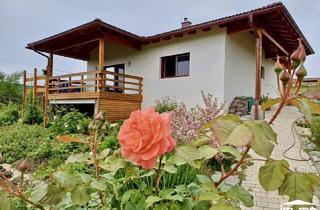 Haus kaufen in 7540 Tschanigraben, NATUR PUR - Neuwertiger BUNGALOW - GROSSER GARTEN mit SCHWIMMTEICH - CARPORT - HOCHWERTIGE AUSSTATTUNG - RUHELAGE - FERNBLICK - BARRIEREFREI