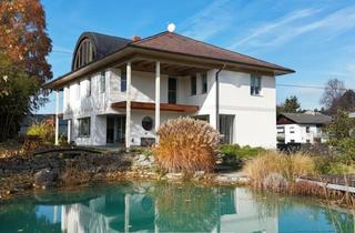 Haus kaufen in Schärding, 4760 Raab, Traum-Garten mit Schwimmteich - Großes Haus mit 3 Etagen (Kg/Eg/Og)