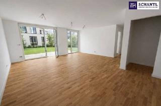 Wohnung kaufen in Kirchenplatz, 2301 Groß-Enzersdorf, Moderne Gartenwohnung im Erstbezug – 4 Zimmer, ca. 110 m² Wohnfläche & großzügiger Eigengarten!