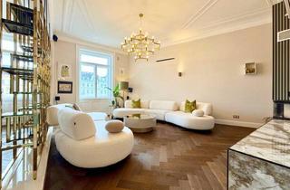 Wohnung kaufen in Linke Wienzeile, 1060 Wien, Altbau in Perfektion - Vollständig Saniertes Altbaujuwel am Naschmarkt | 167 m² Eleganz mit Parkblick