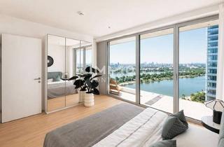 Maisonette mieten in Donau, 1220 Wien, 39. Etage - 3 Zimmer mit Wow-Blick auf Stephansdom, Prater & Donau