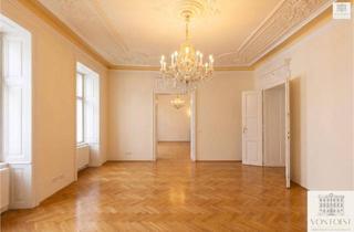 Wohnung kaufen in 1090 Wien, Wiener ALTBAUJUWEL mit einzigartiger Terrasse und Blick auf die Votivkirche