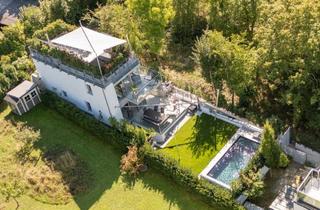 Einfamilienhaus kaufen in 1190 Wien, Exklusives Weinberg-Refugium: unverbaubarer Panoramablick in absoluter Ruhelage I hightech Pool I Dachterrasse mit Whirlpool I Erdwärme, Solarpaneele, Fußbodenheizung, Kühldecke