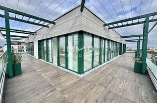 Penthouse kaufen in 1100 Wien, Sonnenpenthouse mit 90m2 Terrasse und Ausblick: Provisionsfrei - Wohnung + Büro mit luxuriöser Ausstattung