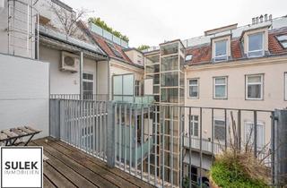 Wohnung mieten in 1090 Wien, Ab 15.7.26: ruhig gelegene und modern ausgestattete Altbau-Wohnung mit hofseitiger Loggia