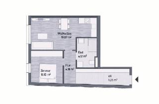 Wohnung kaufen in Lagergasse 103, 8020 Graz, -8,5 % Baustartaktion! - 2 Zimmer Eigentumswohnung (50,47m²) - Grazer Stadtlage