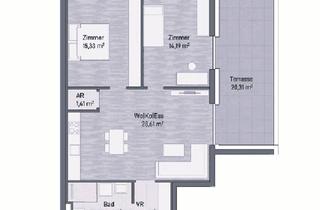 Wohnung kaufen in Lagergasse 103, 8020 Graz, -8,5 % Baustartaktion! - 3-Zi.-Eigentumswohnung mit großer Terrasse (68,82m²) - Grazer Stadtlage