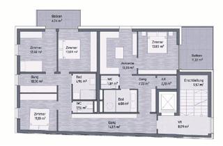 Maisonette kaufen in Lagergasse 103, 8020 Graz, -8,5% Baustartaktion! 5-Zi.-Maisonettenwohnung (199,46m²) - Grazer Stadtlage