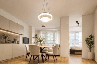 Wohnung mieten in 1020 Wien, Luxuriöses Wohnen im DAS ARTMANN – Möblierte 2-Zimmer-Wohnung mit Balkon & Home Office, Concierge , Spa und Fitness