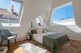 Penthouse kaufen in Schlosspark Schönbrunn, 1120 Wien, Wien: Herrliche 3-Zimmer Stilaltbau-Dachgeschoss-Wohnung mit Balkon und Dachterrasse Nahe Schlosspark Schönbrunn