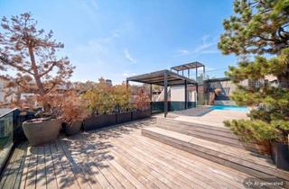 Maisonette kaufen in 1060 Wien, Exklusives Dachgeschoss-Penthouse mit großzügiger Dachterrasse und Pool