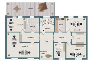 Gewerbeimmobilie kaufen in 8200 Gleisdorf, 6-Zimmer-Wohnung (Büro) in Gleisdorf!