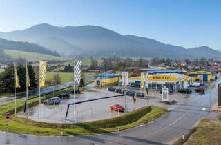 Gewerbeimmobilie kaufen in 8665 Langenwang, Autohaus mit Werkstatt und befestigten Ausstellungsflächen in Langenwang
