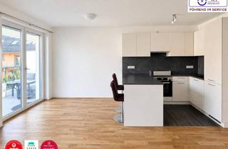 Wohnung kaufen in 1100 Wien, Modern wohnen. Ruhig leben. 3 Zimmer mit Balkon ins Grüne
