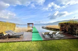 Wohnung kaufen in Berthastraße 13, 9201 Krumpendorf, Modernes, komplett möbliertes Appartement mit privatem Seezugang in Krumpendorf am Wörthersee