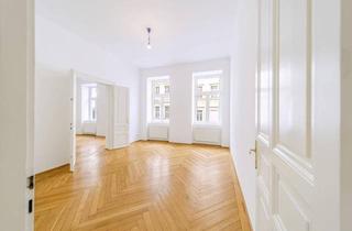 Wohnung kaufen in Schönbrunner Straße 39, 1050 Wien, 4-Zimmer-Altbauwohnung mit Balkon und Fischgrätparkett in ruhiger Innenhoflage