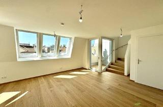 Maisonette mieten in Alserbachstraße, 1090 Wien, Dachgeschoss - 2-Zimmer-Maisonette mit Terrasse im Erstbezug – Wohnen über den Dächern Wiens!