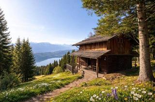 Almhütte zu kaufen in 9702 Gschriet, Hideaway hoch über dem Millstätter See mit fantastischem Blick auf den See und die Bergwelt