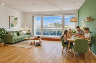 Wohnung kaufen in Erlaaer Straße, 1230 Wien, PROVISIONSFREI: 3-Zimmer-Neubau mit uneinsehbarer Loggia – U6-Nähe & sofort beziehba
