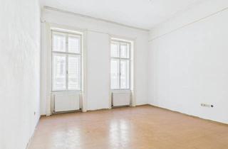 Wohnung kaufen in Hebragasse, 1090 Wien, Schnäppchen: 3-Zimmer-Altbauwhg. in Sanierungsbedürftigem Zustand im 9. Bezirk