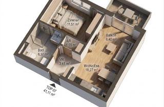 Penthouse kaufen in Lagergasse, 8010 Graz, PURE ON THE MUR RIVER - unser neues Wohnprojekt an der Mur - TOP 7; MP