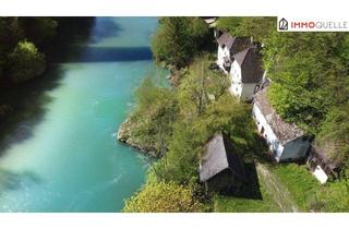 Haus kaufen in 4452 Ternberg, Ein Refugium am Wasser - Sanierungsbedürftiges Sommerhaus in Ternberg mit direktem Flussblick, Garten und Natur vor der Haustüre
