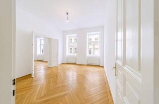 Wohnung kaufen in Schönbrunner Straße, 1050 Wien, 4-Zimmer-Altbauwohnung mit Balkon und Fischgrätparkett in ruhiger Innenhoflage