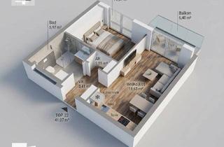 Penthouse kaufen in Lagergasse 56, 8010 Graz, PURE ON THE MUR RIVER - unser neues Wohnprojekt an der Mur - TOP 22; MP
