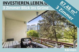 Wohnung kaufen in 9500 Villach-Innere Stadt, 3 ZIMMER BLICK INS GRÜNE