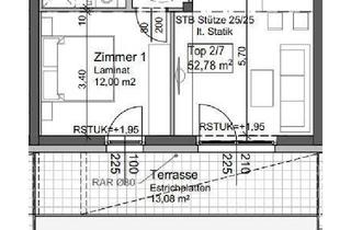 Wohnung mieten in Bürgerstraße 20/7, 4300 Sankt Valentin, St. Valentin | Geförderte Gartenwohnung in Miete mit Kaufoption | Top 2/7 | ca. 39m² Garten