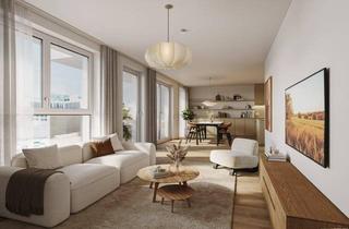 Wohnung kaufen in 1030 Wien, Preiswertes Wohnen im „Village im Dritten – PARK FLATS“ Provisionsfreie 4-Zimmer Wohnung mit Balkon (Erstbezug!)