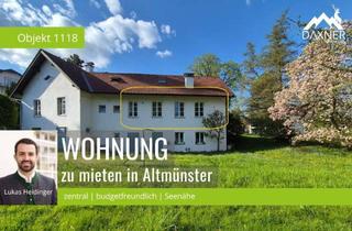Wohnung mieten in 4813 Altmünster, Budgetfreundliche Altbauwohnung in Zentrums- und Seenähe