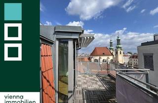 Maisonette mieten in Müllnergasse, 1090 Wien, Klimatisierte DG-Maisonette mit Terrasse im Servitenviertel
