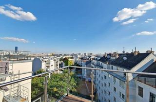 Wohnung kaufen in Kunzgasse, 1020 Wien, ++NEU++ 50 m zum Augarten! Seltene High-End-Dachgeschosswohnung mit zwei Sonnenterrassen, Weitblick und ruhiger Lage!