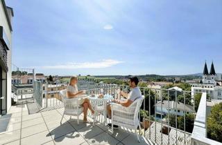 Penthouse kaufen in 1140 Wien, SKYVIEW PENTHOUSE WIEN Provisionsfrei - Lift direkt in die Wohnung - 360° Dachterrasse & Wienblick