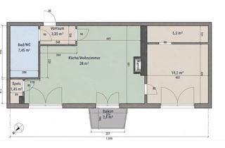 Wohnung kaufen in Stremayrgasse, 8010 Graz, Großzügige 2-Zimmer-Wohnung im 9.Stock 74m2