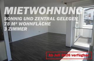 Wohnung mieten in Dorf 44/11, 6342 Niederndorf, Sonnige 3-Zimmer-Wohnung im Zentrum von Niederndorf (PLZ 6342) zu vermieten (78 m²)