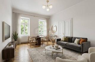 Wohnung kaufen in Stolberggasse 17, 1050 Wien, ALTBAU in Hofruhelage! 3-Zimmer-Wohnung in 1050 Wien – Vollsaniert, zentral und stilvoll!