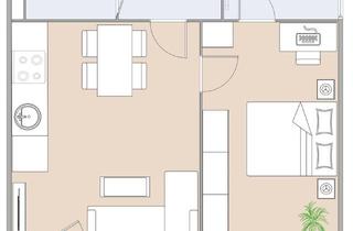 Wohnung mieten in Steggasse, 8010 Graz, Moderne geförderte Neubauwohnung mit Balkon