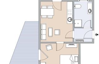 Wohnung mieten in Kirchweg, 8051 Graz, Helle und gut geschnittene 41,36 m² Wohnung mit Balkon und Terrasse
