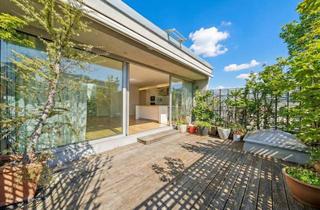 Wohnung kaufen in 1040 Wien, Beste Aussicht über die Stadt: Elegante Dachgeschosswohnung mit zwei Terrassen