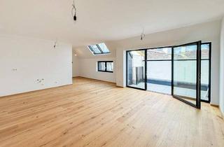 Wohnung kaufen in Mariahilfer Straße, 1060 Wien, Hochwertig ausgestattete Dachgeschoßwohnung mit Terrasse und Fernblick Nähe Mariahilferstraße
