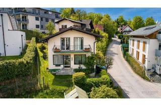Haus kaufen in 9220 Velden am Wörther See, Panoramablick über Velden bis zum Wörthersee – stilvolles Haus mit Charakte